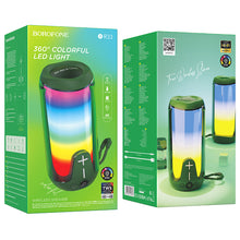 Заредете изображение във визуализатора на галерията – Borofone Portable Bluetooth Speaker BR33 Pulse dark green
