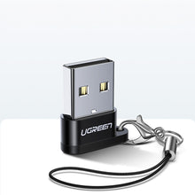 Заредете изображение във визуализатора на галерията – USB C (female) - USB (male) adapter Ugreen US280 - black
