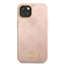 Заредете изображение във визуализатора на галерията – Guess GUHMP13MSAPSTP iPhone 13 6.1" pink/pink hardcase Peony Logo Plate MagSafe
