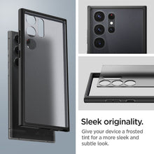 Заредете изображение във визуализатора на галерията – SPIGEN Ultra Hybrid case for SAMSUNG S23 ULTRA frost black
