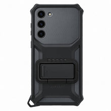 Заредете изображение във визуализатора на галерията – Samsung Rugged Gadget Case for Samsung Galaxy S23+ Rugged Cover Ring Holder Stand Gray (EF-RS916CBEGWW)

