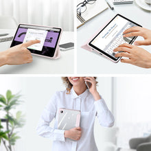 Заредете изображение във визуализатора на галерията – Dux Ducis Toby case with flip stand for Samsung Galaxy Tab A9 8.7'' - pink
