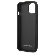 Заредете изображение във визуализатора на галерията – Original Case MERCEDES Leather Urban MEHCP15SARMBK for Iphone 15 Black
