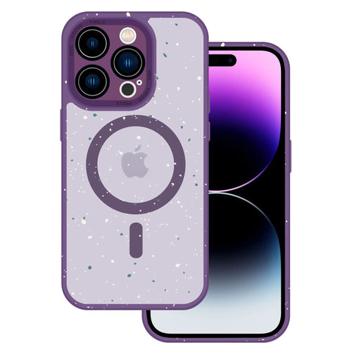 Tel Protect Magnetic Splash Frosted Case for Iphone 11 Pro Purple
