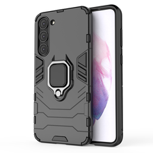 Заредете изображение във визуализатора на галерията – Ring Armor case for Samsung Galaxy S23+ armored cover magnetic holder ring black
