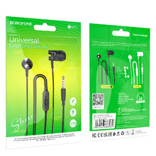 Заредете изображение във визуализатора на галерията – Borofone Earphones BM72 Majestic black
