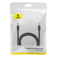 Заредете изображение във визуализатора на галерията – Baseus High Speed ​​Cat 5 RJ-45 1000Mb/s Ethernet cable 2m round - black
