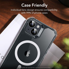Заредете изображение във визуализатора на галерията – TEMPERED GLASS ESR CAMERA LENS IPHONE 15 / 15 PLUS CLEAR
