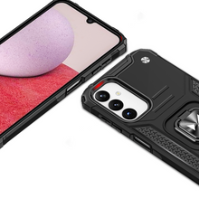 Заредете изображение във визуализатора на галерията – Wozinsky Ring Armor case for Samsung Galaxy A14 armored cover magnetic holder ring black
