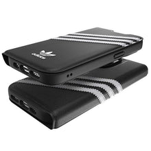 Заредете изображение във визуализатора на галерията – Adidas OR Booklet Case PU iPhone 14 Pro black/white 50196
