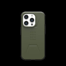 Заредете изображение във визуализатора на галерията – UAG Civilian Magsafe - protective case for iPhone 15 Pro (olive)
