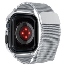 Заредете изображение във визуализатора на галерията – Spigen METAL FIT ”PRO” Apple Watch 4 / 5 / 6 / 7 / 8 / SE (44 / 45 MM) SILVER
