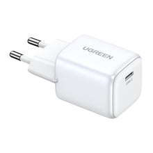 Заредете изображение във визуализатора на галерията – GaN 20W USB-C charger Ugreen Nexode mini CD318 - white
