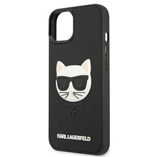 Заредете изображение във визуализатора на галерията – Karl Lagerfeld KLHCP13MCH3DBK 13 6,1" czarny/black hardcase 3D Rubber Choupette

