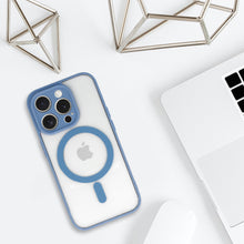 Заредете изображение във визуализатора на галерията – Acrylic Color Magsafe Case for Iphone 13 Pro Max light blue
