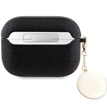Заредете изображение във визуализатора на галерията – Original Case GUESS - Fixed Glitter Heart Diamond Charm GUAP2PGEHCDK for AirPods Pro 2 Cover Black
