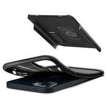 Заредете изображение във визуализатора на галерията – Spigen slim armor гръб за iphone 14 black - TopMag
