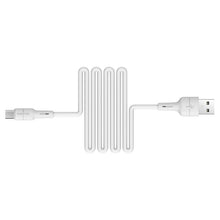 Заредете изображение във визуализатора на галерията – Borofone Cable BX30 Silicone - USB to Micro USB - 2,4A 1 metre white
