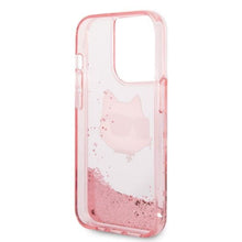 Заредете изображение във визуализатора на галерията – Karl Lagerfeld KLHCP14LLNCHCP iPhone 14 Pro 6.1" pink/pink hardcase Glitter Choupette Head
