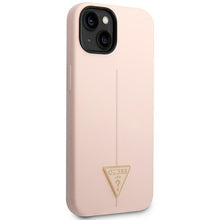 Заредете изображение във визуализатора на галерията – Guess GUHCP14MSLTGP iPhone 14 Plus 6.7" pink/pink hardcase Silicone Triangle

