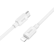 Заредете изображение във визуализатора на галерията – HOCO cable Type C to Iphone Lightning 8-pin Hyper Power Delivery 100W X96 white
