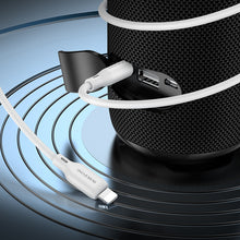 Заредете изображение във визуализатора на галерията – Borofone Cable BL18 - jack 3,5mm to Lightning - 1 metr white
