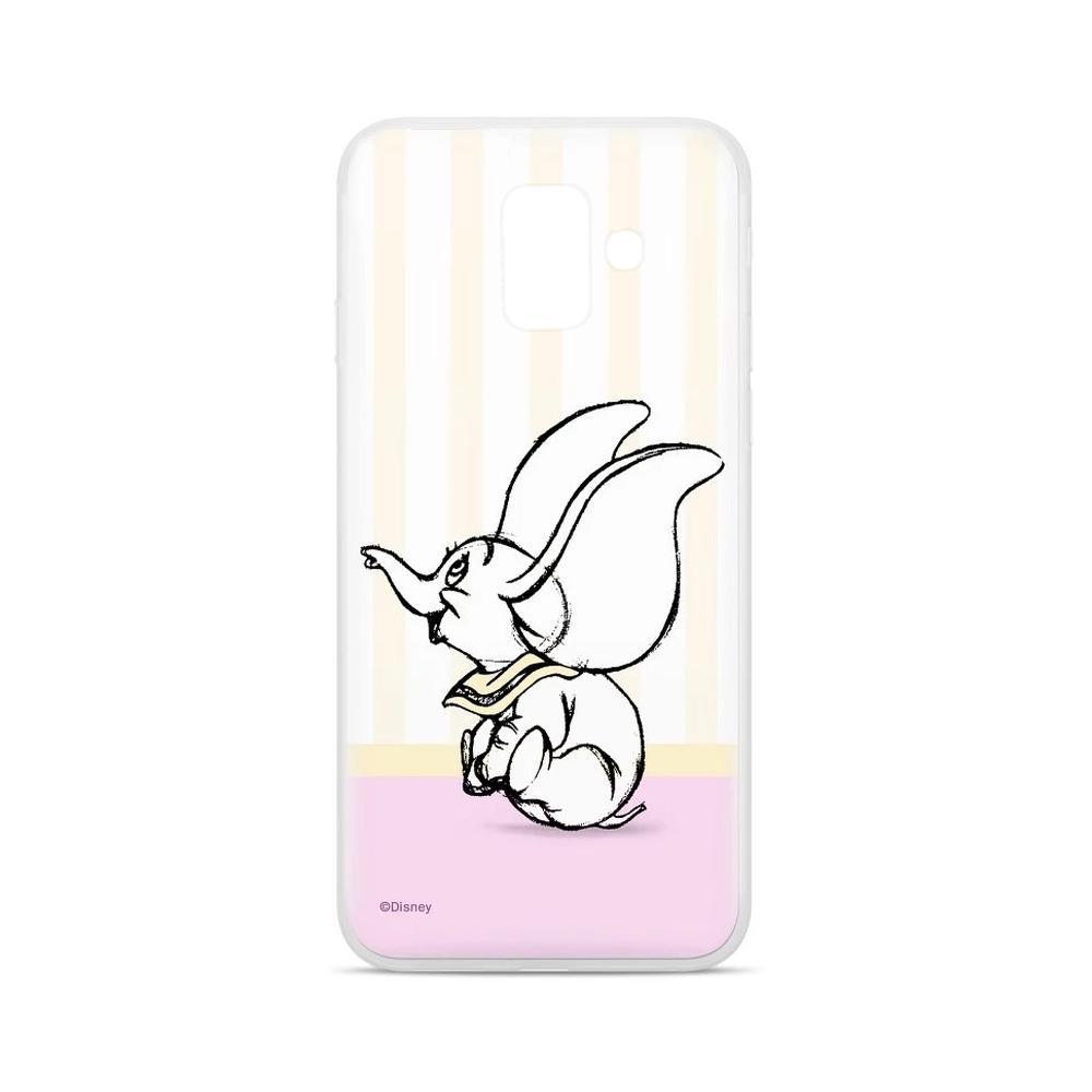Гръб с лиценз за samsung galaxy a6 2018 disney dumbo бял (009) - само за 9.99 лв