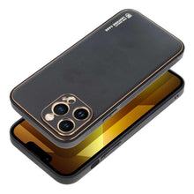 Заредете изображение във визуализатора на галерията – Forcell leather гръб за iphone 14 pro max ( 6.7 ) черен - TopMag
