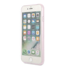 Заредете изображение във визуализатора на галерията – Guess GUHCI8PSASBPU iPhone 7/8 / SE 2020 / SE 2022 hardcase purple/purple Saffiano Hot Stamp &amp; Metal Logo
