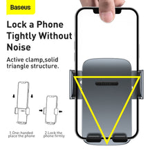 Заредете изображение във визуализатора на галерията – Baseus car holder 2in1 to center console + air vent easy control pro clamp tarnish suyk010014 - TopMag
