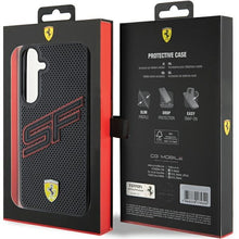 Заредете изображение във визуализатора на галерията – Original FERRARI hardcase Big SF Perforated FEHCS24MPINK for Samsung Galaxy  S24 Plus Black
