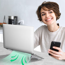 Заредете изображение във визуализатора на галерията – Ugreen foldable adjustable laptop stand silver (LP451)
