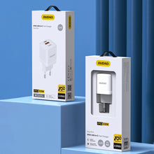 Заредете изображение във визуализатора на галерията – Wall charger GaN 33W PPS USB C/USB Dudao A13Pro - white
