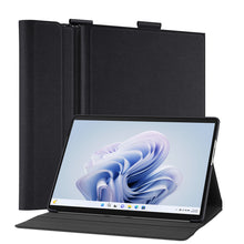 Заредете изображение във визуализатора на галерията – Dux Ducis Domo case for Microsoft Surface Pro 9 smart cover stand black
