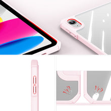 Заредете изображение във визуализатора на галерията – Dux Ducis Copa case for iPad 10.9'' 2022 (10 gen.) smart cover stand pink
