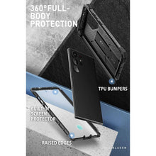 Заредете изображение във визуализатора на галерията – Supcase IBLSN ARMORBOX 2-SET GALAXY S23 ULTRA BLACK
