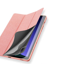 Заредете изображение във визуализатора на галерията – Dux Ducis Domo Samsung Galaxy Tab S9 FE case with stand - pink
