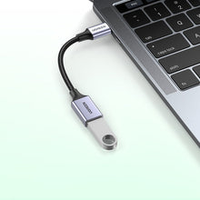 Заредете изображение във визуализатора на галерията – USB C (male) - USB (female) 3.0 OTG cable 0.15m Ugreen US378 - black
