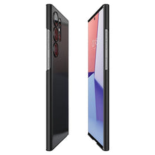 Заредете изображение във визуализатора на галерията – SPIGEN Airskin case for SAMSUNG S23 ULTRA black
