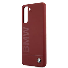 Заредете изображение във визуализатора на галерията – Original faceplate case BMW BMHCS21SSLBLRE for SAMSUNG S21 (Signature Logo / red)
