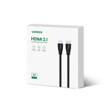 Заредете изображение във визуализатора на галерията – Ugreen HD140 cable with HDMI 2.1 connectors (male) 3m - black

