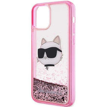 Заредете изображение във визуализатора на галерията – Karl Lagerfeld KLHCP12MLNCHCP iPhone 12/ 12 Pro 6.1" pink/pink hardcase Glitter Choupette Head
