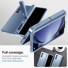 Заредете изображение във визуализатора на галерията – Spigen Tough Armor Pro Pen case for Samsung Galaxy Z Fold 5 - light blue
