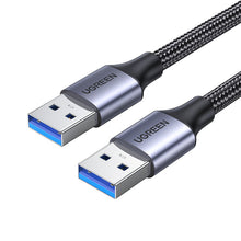 Заредете изображение във визуализатора на галерията – Ugreen cable USB cable - USB 3.0 5Gb/s 0.5m gray (US373)
