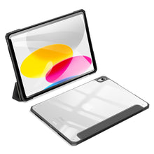 Заредете изображение във визуализатора на галерията – Dux Ducis Copa case for iPad 10.9'' 2022 (10 gen.) smart cover stand black
