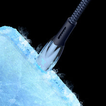 Заредете изображение във визуализатора на галерията – Baseus Glimmer Series cable USB-A - Lightning 2.4A 480Mbps 1m blue
