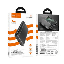 Заредете изображение във визуализатора на галерията – Hoco power bank 10 000mah j91 black
