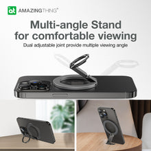 Заредете изображение във визуализатора на галерията – Amazing Thing Ring Titan Mag Magnetic holder stand IGTMBK grey

