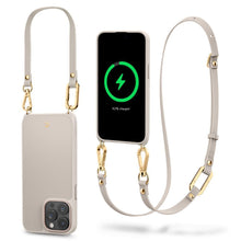Заредете изображение във визуализатора на галерията – SPIGEN Cyrill Classic Charm MAG case compatbile with MagSafe for IPHONE 15 PRO MAX cream
