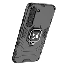 Заредете изображение във визуализатора на галерията – Wozinsky Ring Armor case for Samsung Galaxy S23+ armored cover magnetic holder ring black
